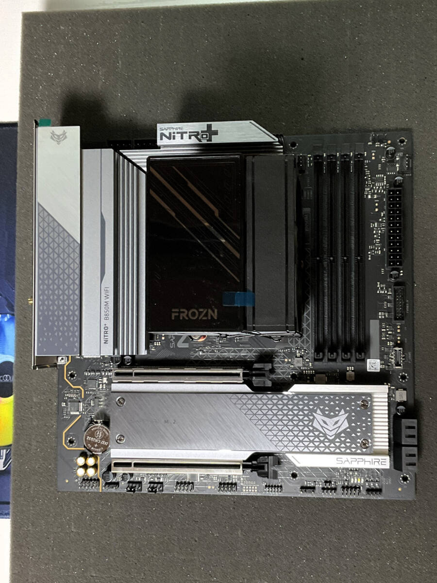 SAPPHIRE NITRO+ B850M WIFI Micro-ATXmotherboard(motherboard,cpu,cpuクーラー,M.2 SSD セット)拍卖