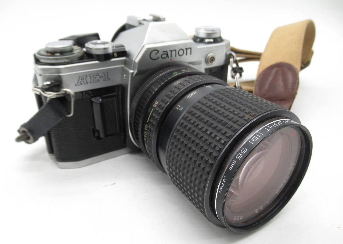 Canon キャノン AE-1 MF一眼レフ フィルムカメラ RMC Tokina 35-70mm 1:3.5 レンズ☆全速シャッター確認済☆N0226657拍卖