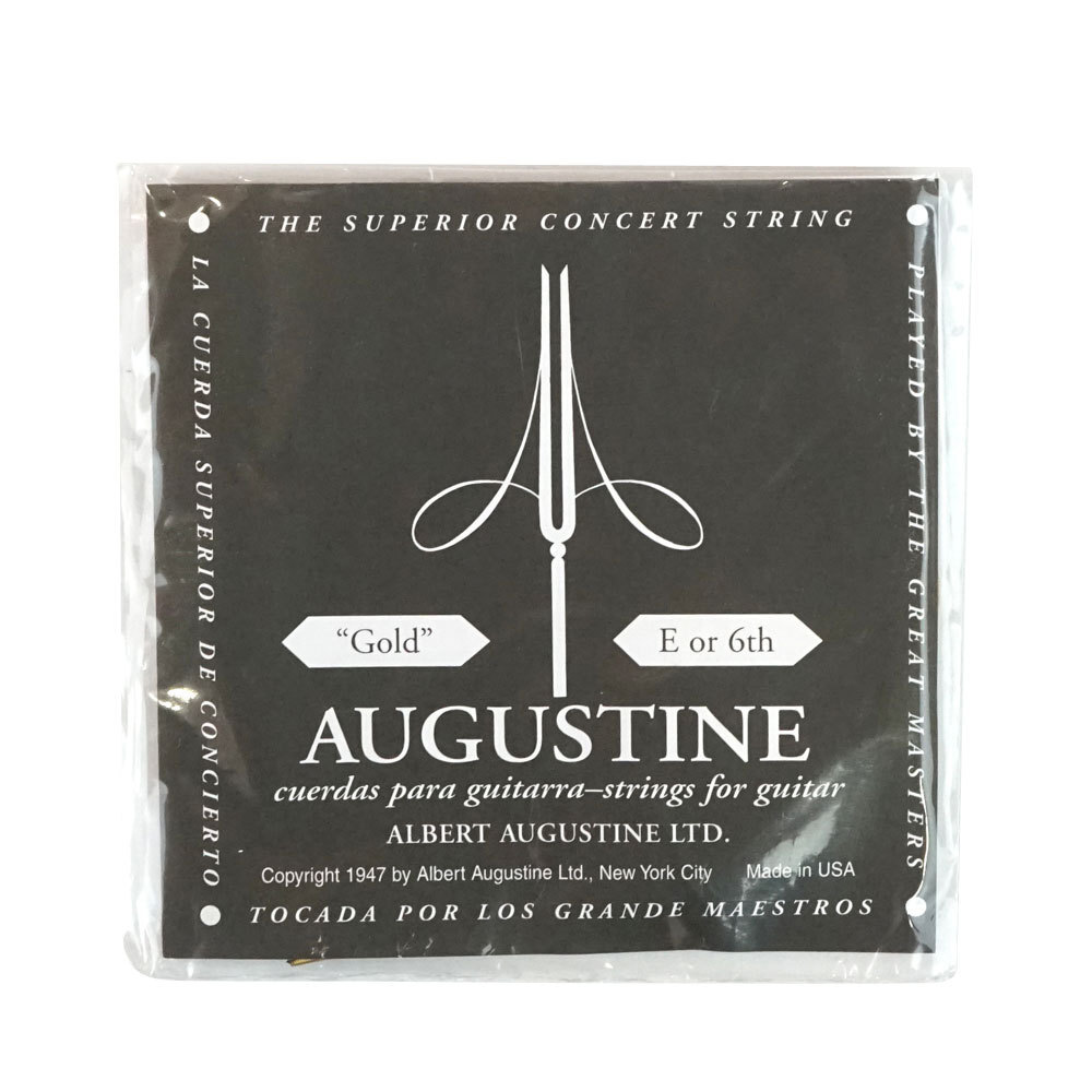AUGUSTINE GOLD 6th クラシックギター弦 バラ弦×6本拍卖