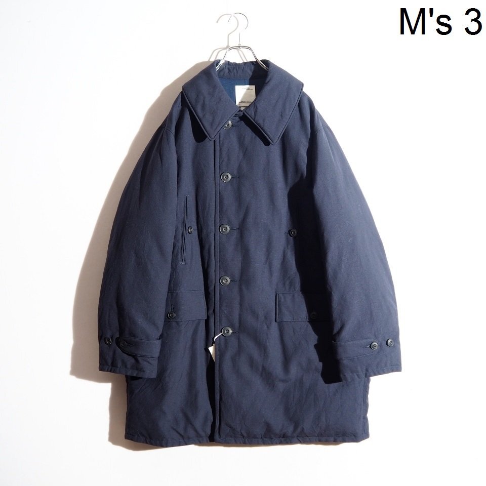 R6499P ▼VISVIM ヴィズヴィム▼ 25AW WINSLOW DOWN COAT ダウンコート ネイビー 3(L) / ダウンジャケット 0125205013017 秋冬 rb mks拍卖