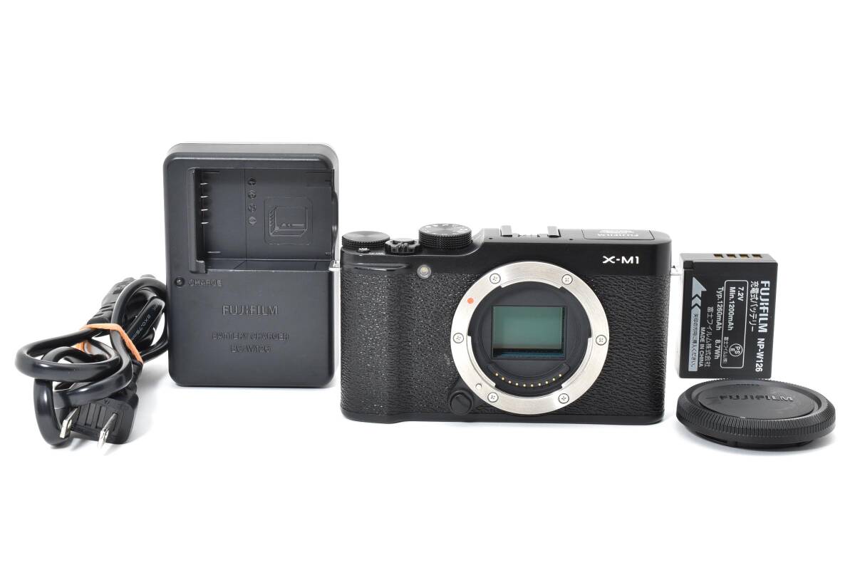 ★大人気!!★ FUJIFILM フジフィルム X-M1 ボディ ブラック ミラーレス一眼カメラ 現状品 #3844拍卖