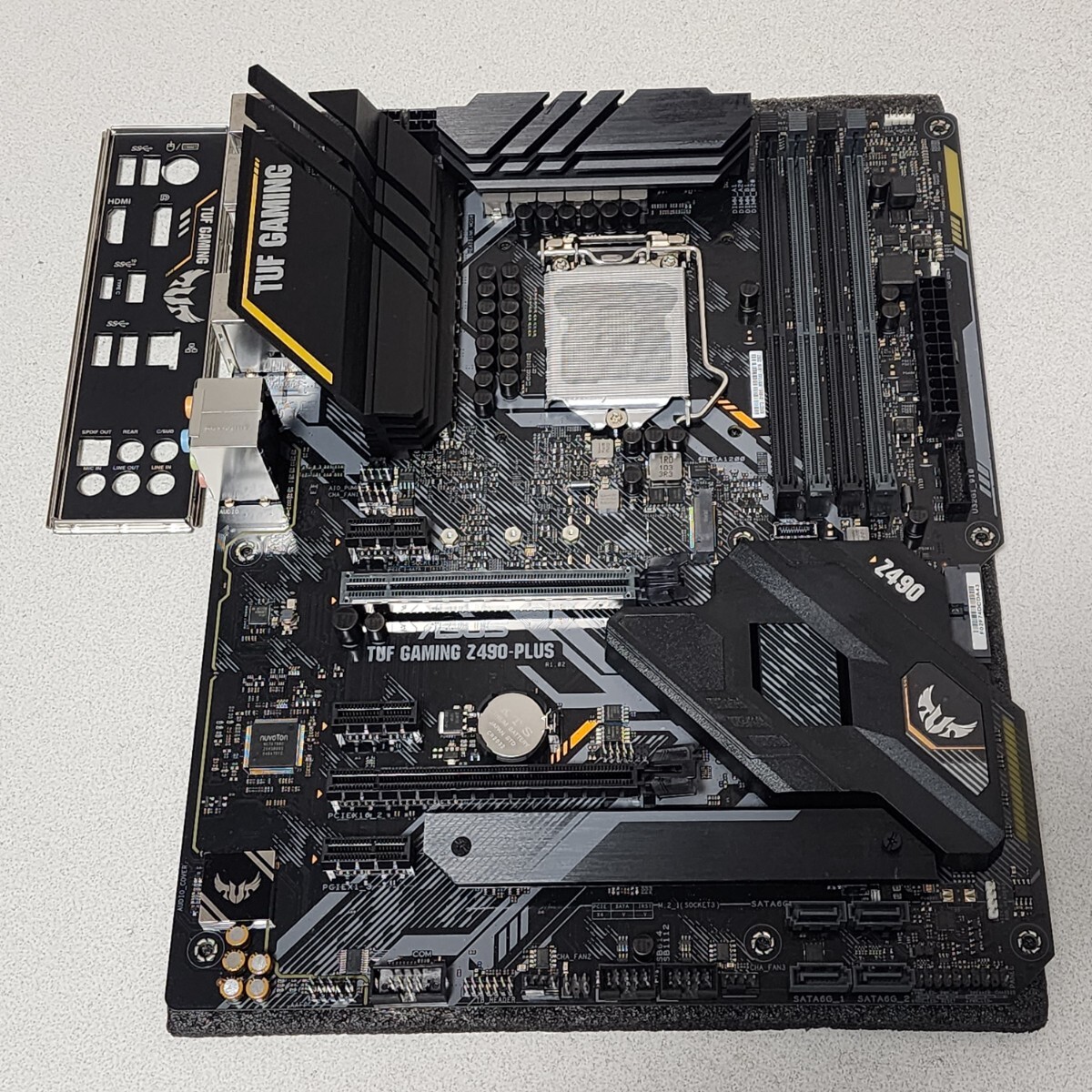 ASUS TUF GAMING Z490-PLUS IOパネル付属 LGA1200 ATXマザーボード 第10・11世代CPU対応 最新Bios 動作確認済 PCパーツ拍卖