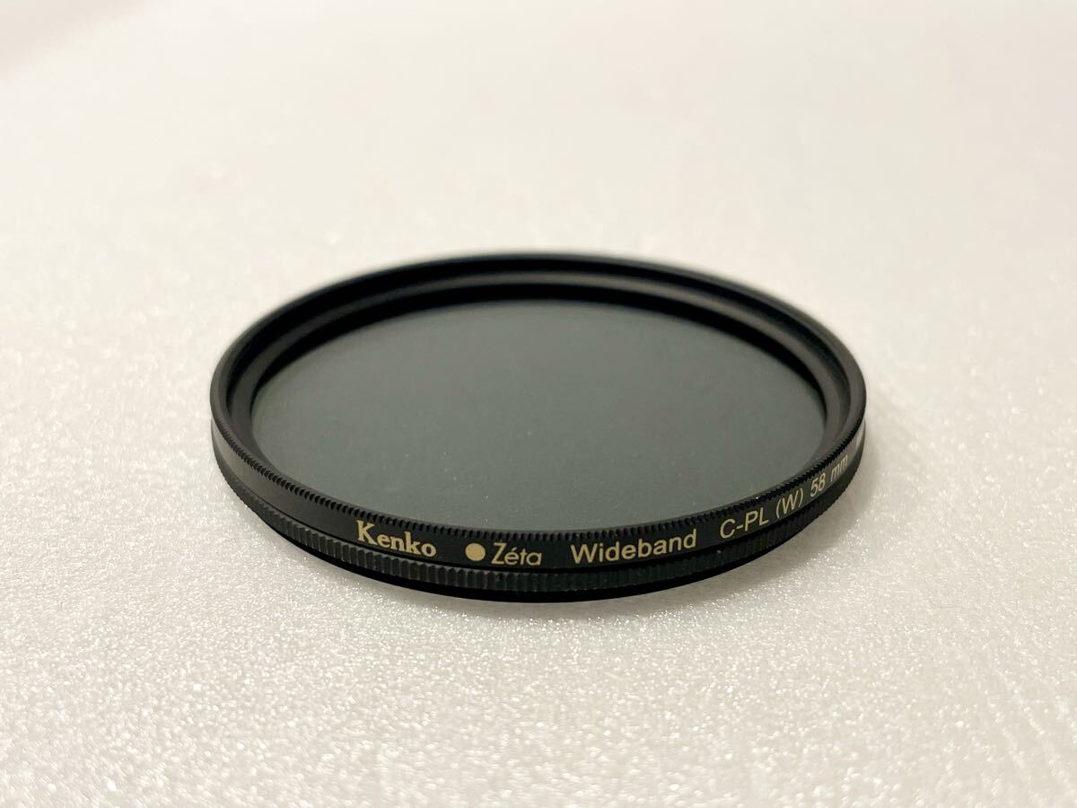 ★送料無料★Kenko Zeta Wideband C-PL(W) 58mm ケンコー レンズフィルター 偏光フィルター サーキュラーPL ワイドバンド 円偏光拍卖