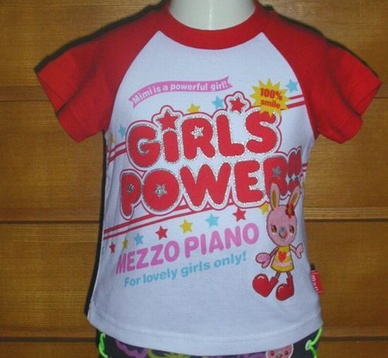 Last メゾピアノ 90 ミミポポ ロゴTシャツ拍卖