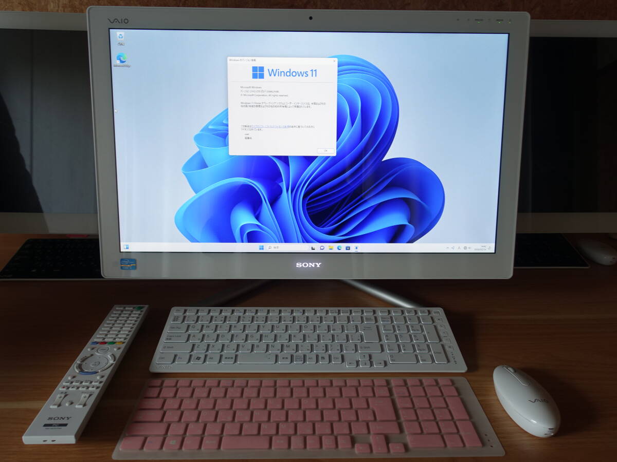 SONY VAIO SVL24117FJWI白 windows11home TV内蔵一体型デスクトップPC メモリ12GB拍卖
