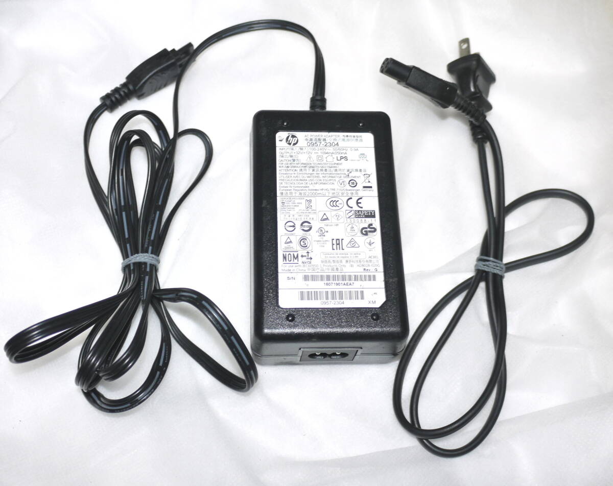 HP ACアダプター 0957-2304 DC32V/DC12V 1094mA/250mA 動作確認済拍卖