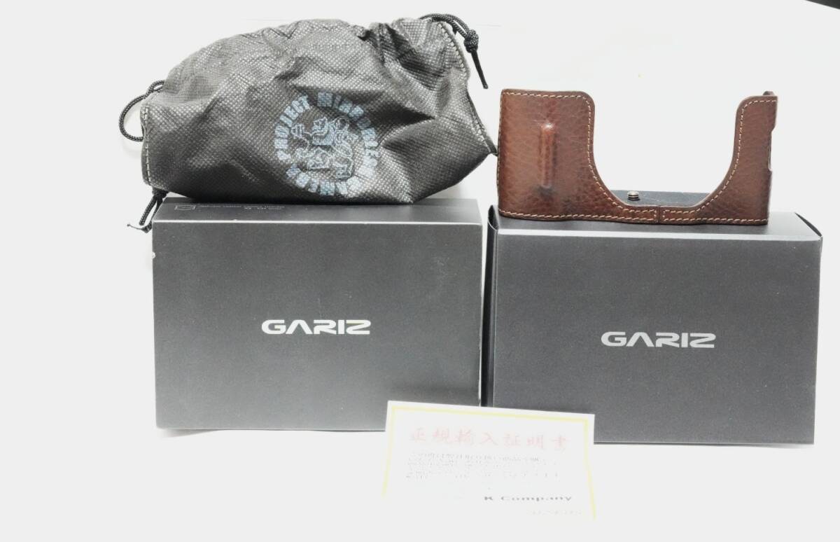 【GARIZ】HG-X100VIBR/ゲリズ.フジフイルムX100VI用ケース(ブラウン)/化粧箱&袋付き/国内代理店品!!拍卖