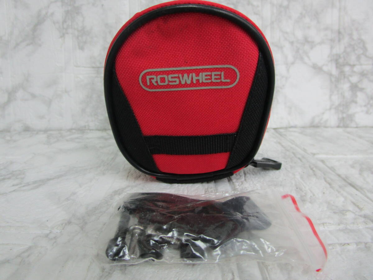 W.25.F.10 TO ☆ サドルバッグ ROSWHEEL ブラック×ピンク USED ☆拍卖