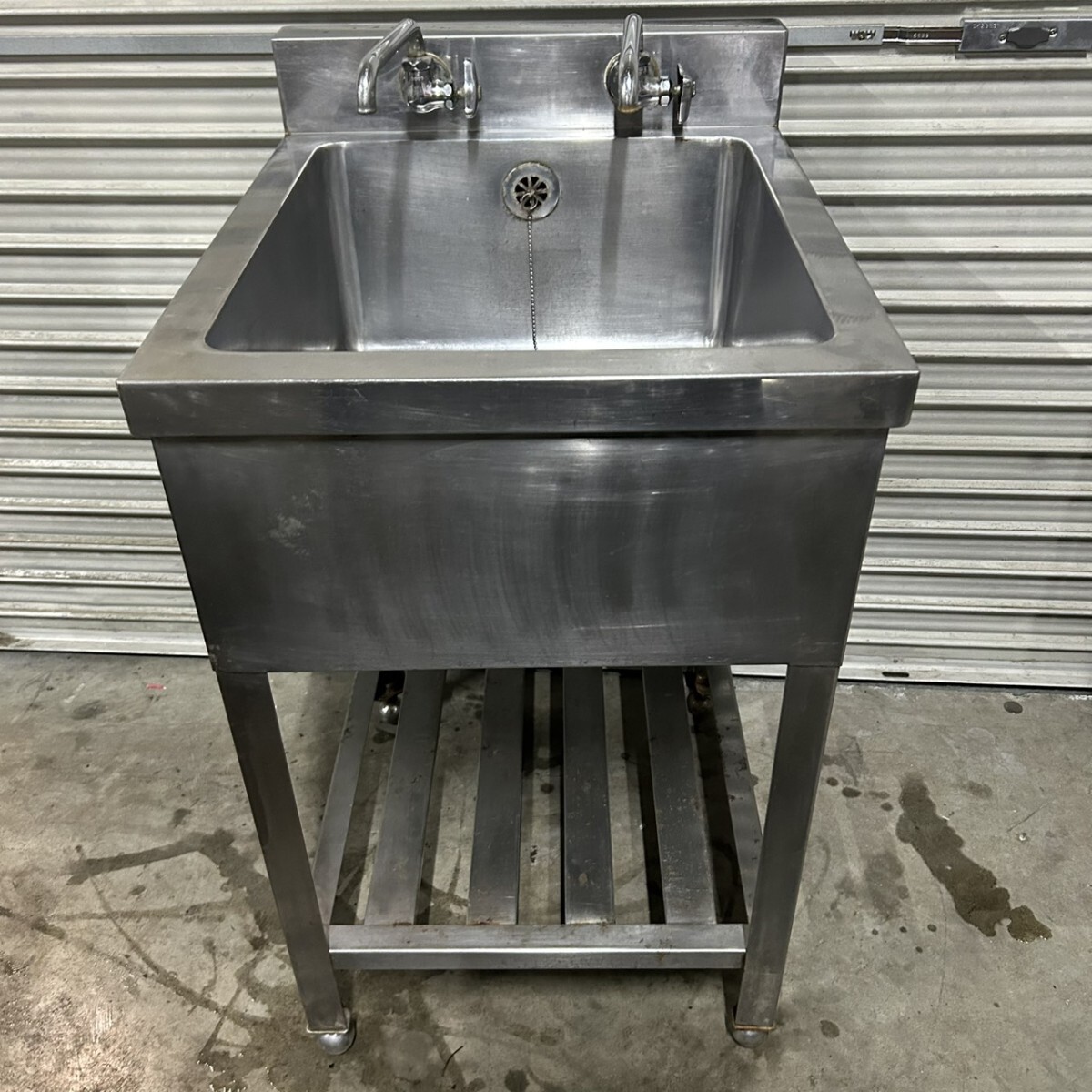 業務用 ステンレス シンク W500×D600×H810mm 1槽 厨房機器拍卖