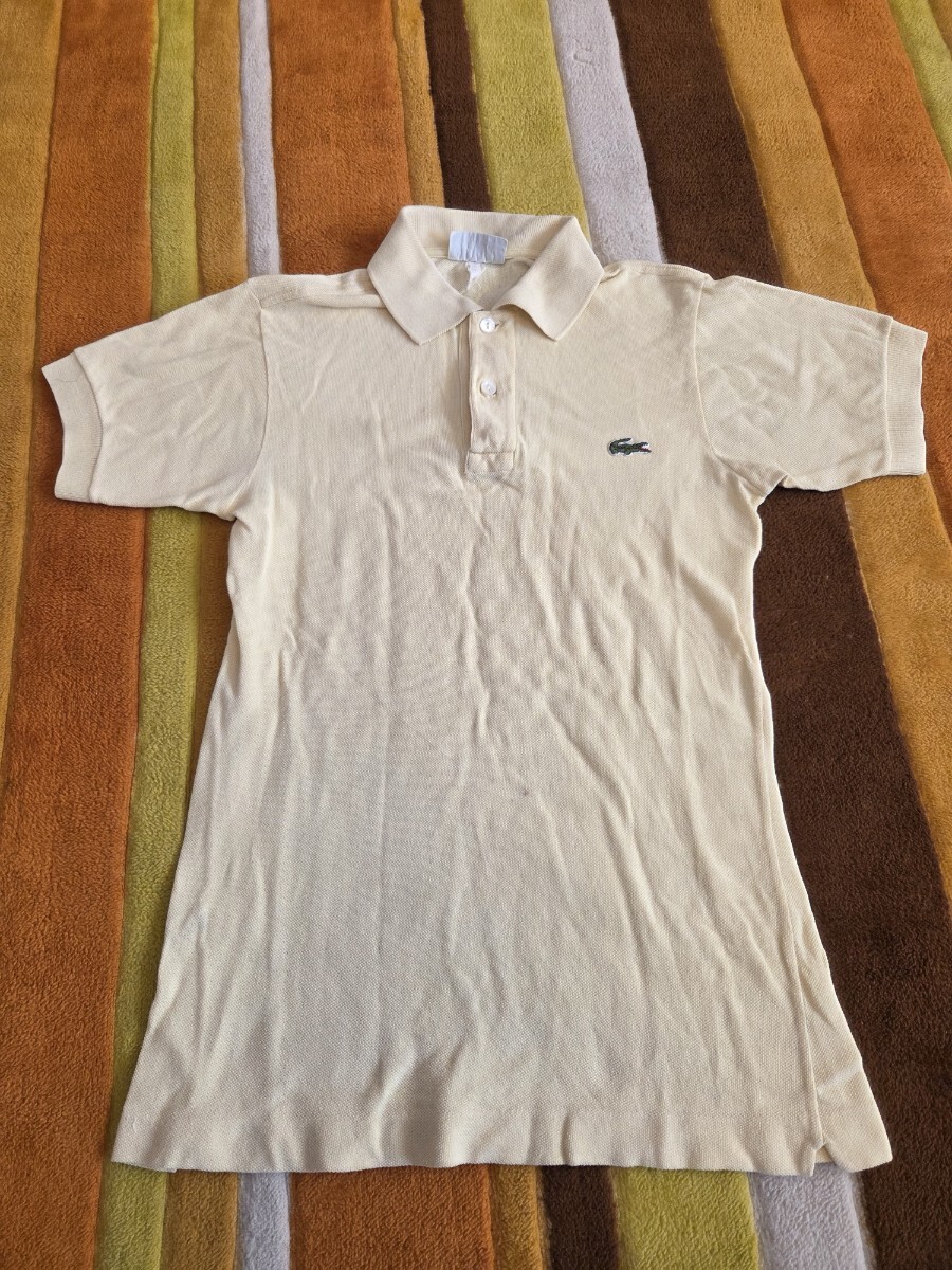 オールドラコステ LACOSTE 半袖ポロシャツ フランス製サイズレディースSヴィンテージビンテージ古着拍卖