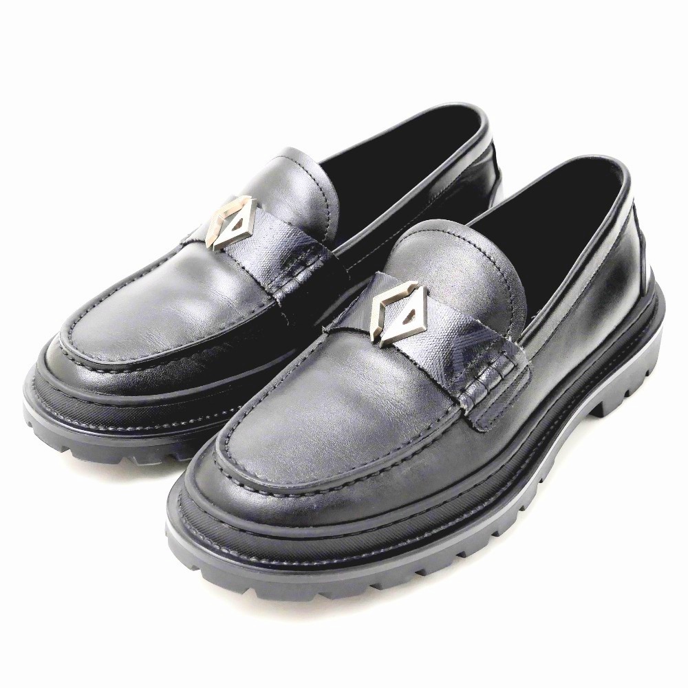Dior ディオール Explorer エクスプローラー ローファー サイズ39 CDロゴ ダービーシューズ 厚底 レザー拍卖