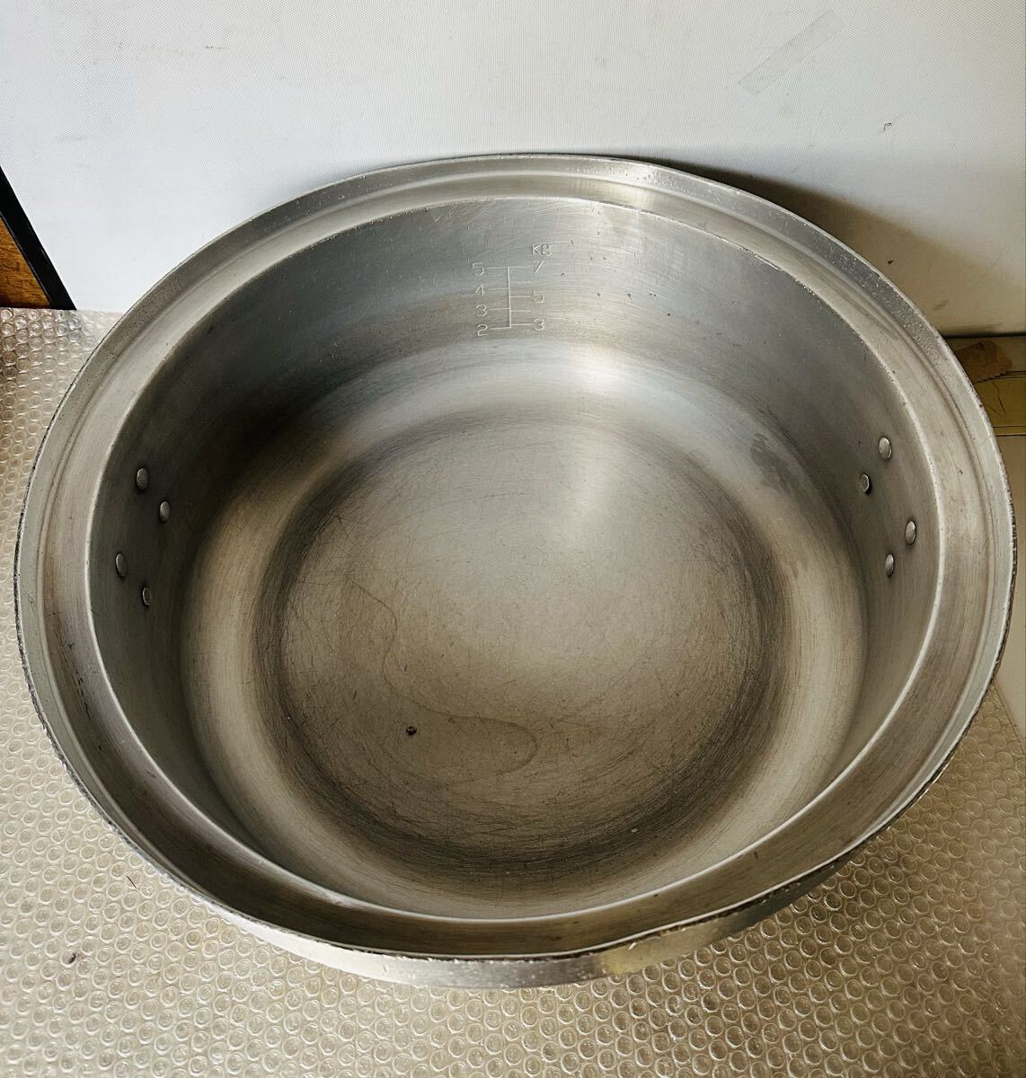 厨房用品 リンナイのガス炊飯器用の内釜 5kg用拍卖