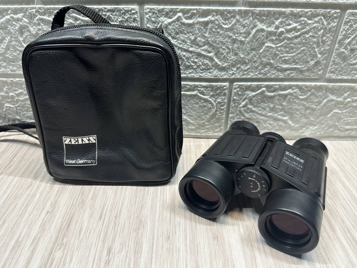 62T2120 ZEISS カールツァイス 8×30B 西ドイツ製 双眼鏡 ケース付き 現状品拍卖