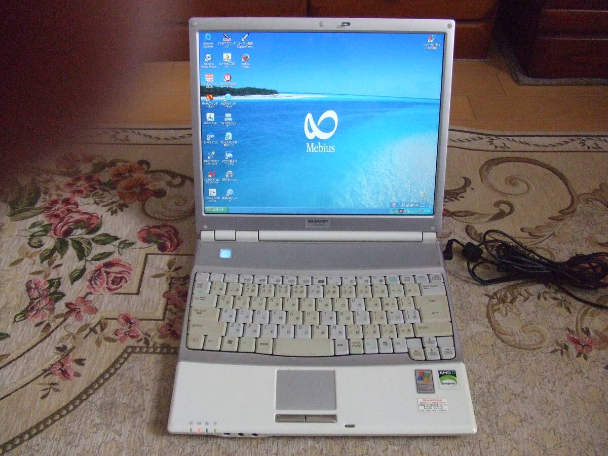 きれい XP Sharp PC-CS30H 1.60GHz/40GB/1.25GB/office2007/Combo拍卖