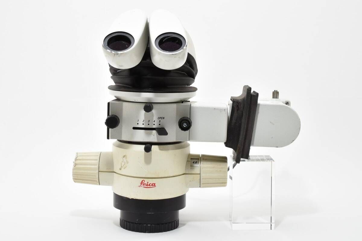 ★ ライカ Leica LEICA MS5 実体顕微鏡 ボディ SONYカメラユニット 対物F=250MM付 モニター出力 部品取り ★ L48#7647拍卖
