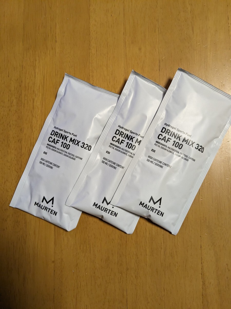 MAURTEN Drink Mix 320 CAF 100 Caffeine 新品 未使用 3袋 モルテン拍卖