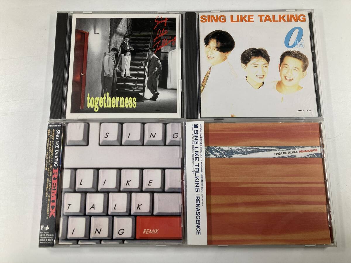 【W0743】SING LIKE TALKING CD アルバム 4枚セット●シング・ライク・トーキング●0●togetherness●RENASCENCE●REMIX拍卖