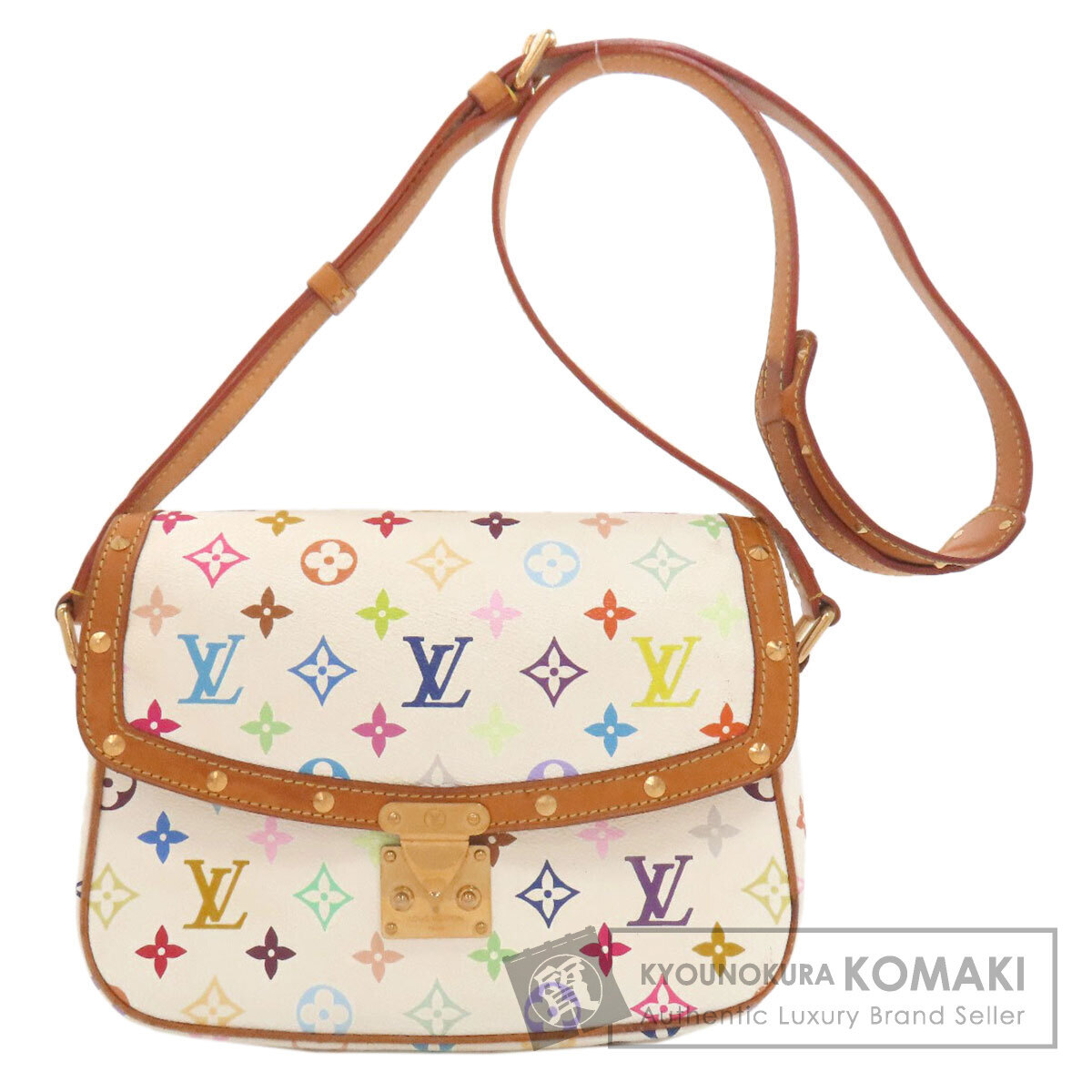 LOUIS VUITTON ルイヴィトン M92661 ソローニュ ショルダーバッグ モノグラムマルチカラーキャンバス レディース 中古拍卖