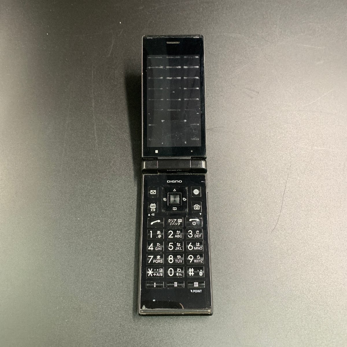 【ジャンク品】DIGNO ケータイ2 / 8GB / Black / 利用制限:〇 / 1103926 ◆東京発送拍卖