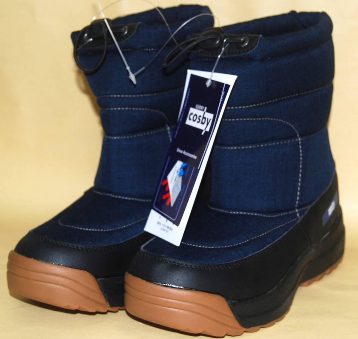 GERRY COSBY/コスビー スノーブーツ キッズサイズ(15~16)16cm カラー/ネイビー拍卖