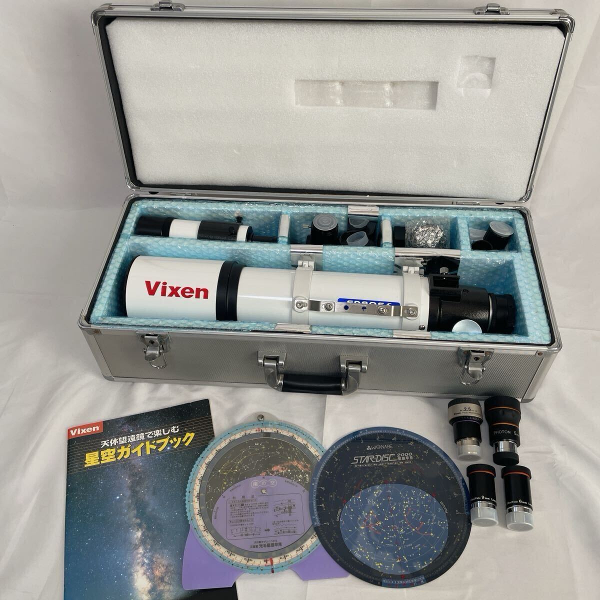 送料無料!Vixen ED80Sf 天体望遠鏡 ハードケース付 現状品拍卖