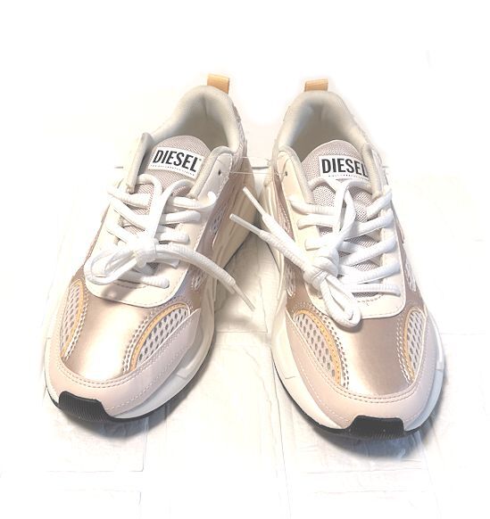 最終価格★DIESEL ディーゼル★スニーカー・ライトピンク×ホワイト・23cm★未使用拍卖