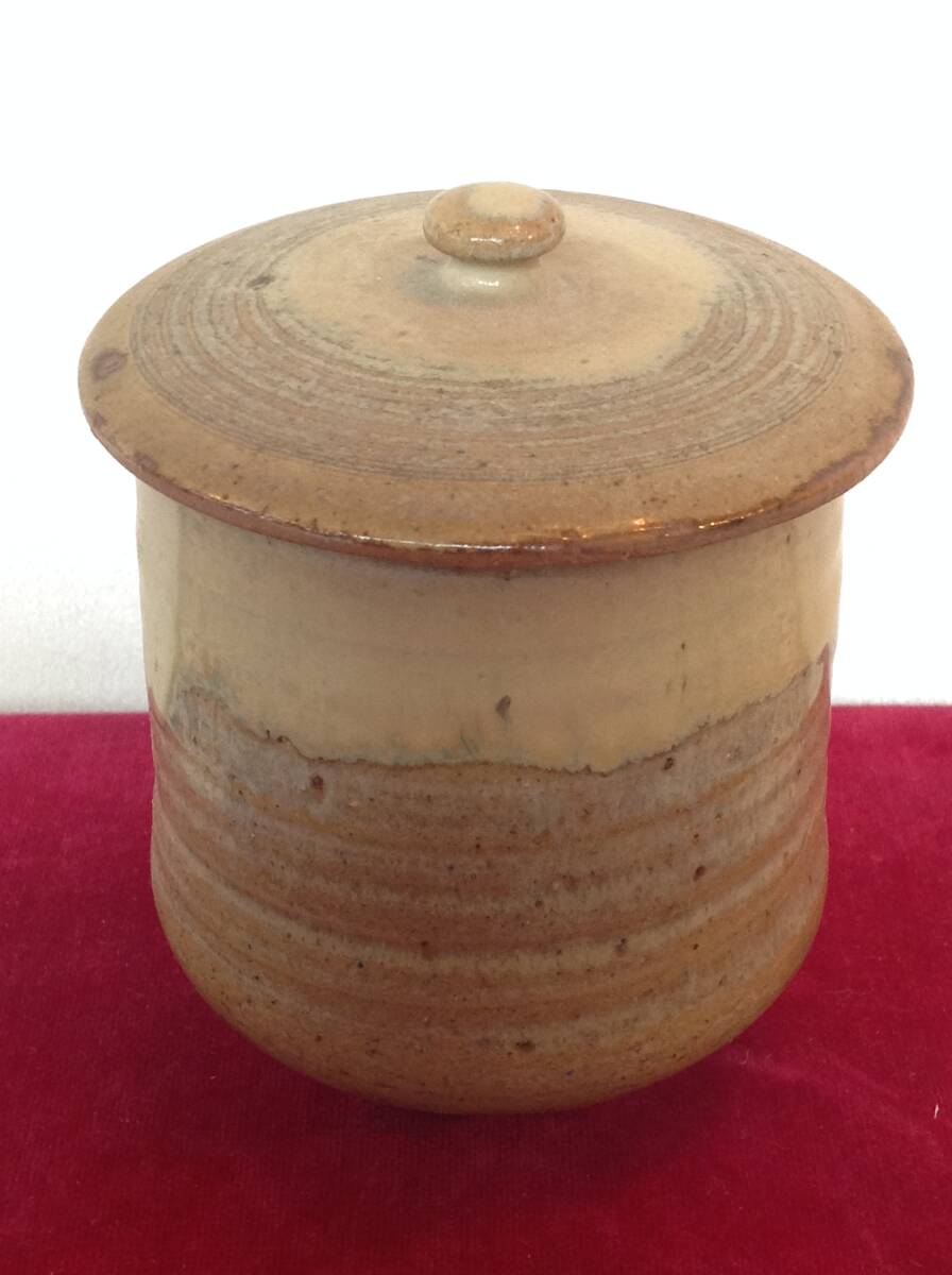 ヴィンテージ 小代 蓋付湯呑茶碗 箱無拍卖