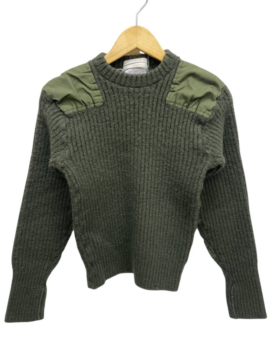 EURO Military (ユーロミリタリー) イギリス軍 コマンドセーター ニット イングランド製 ウール 古着 BRIGADE QUARTERMASTERS 40/028拍卖