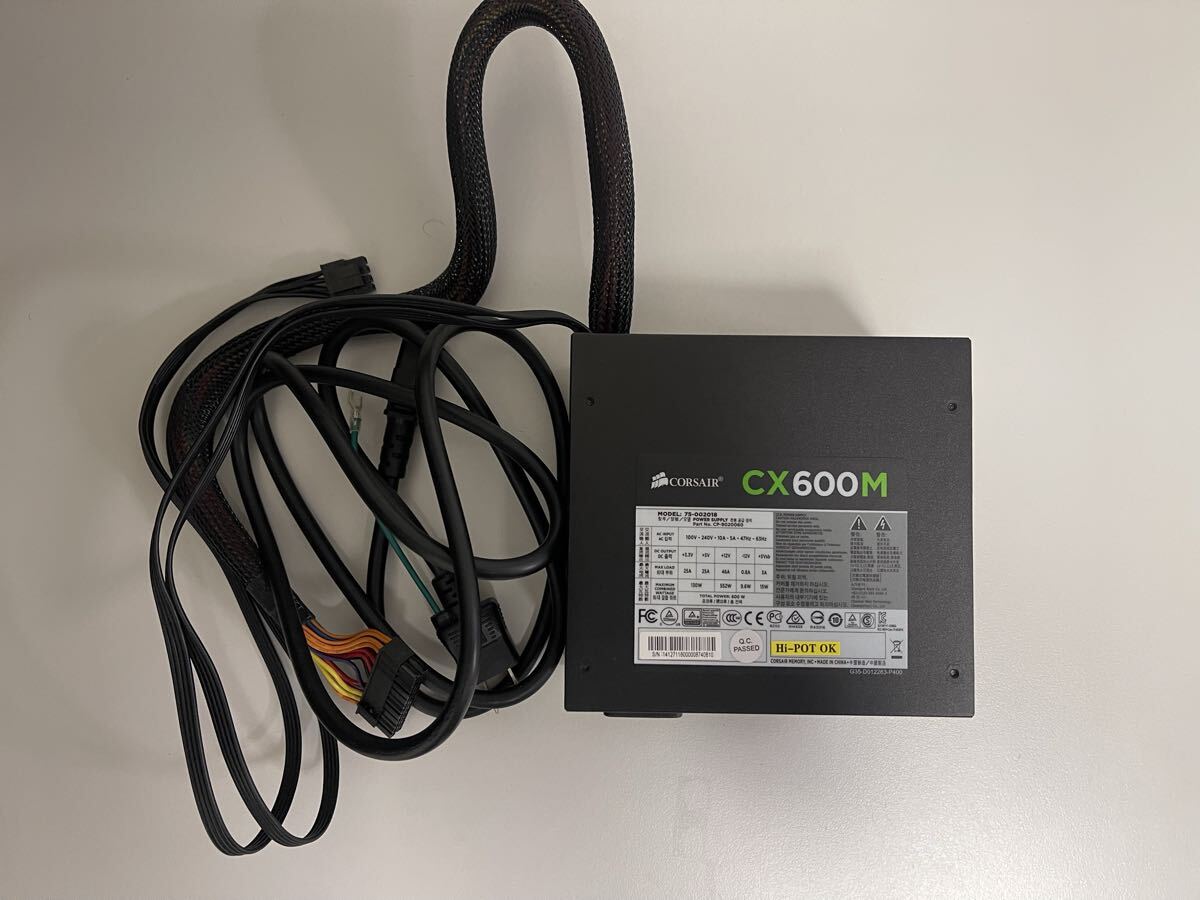 Corsair CX600M 600W 電源ユニット拍卖
