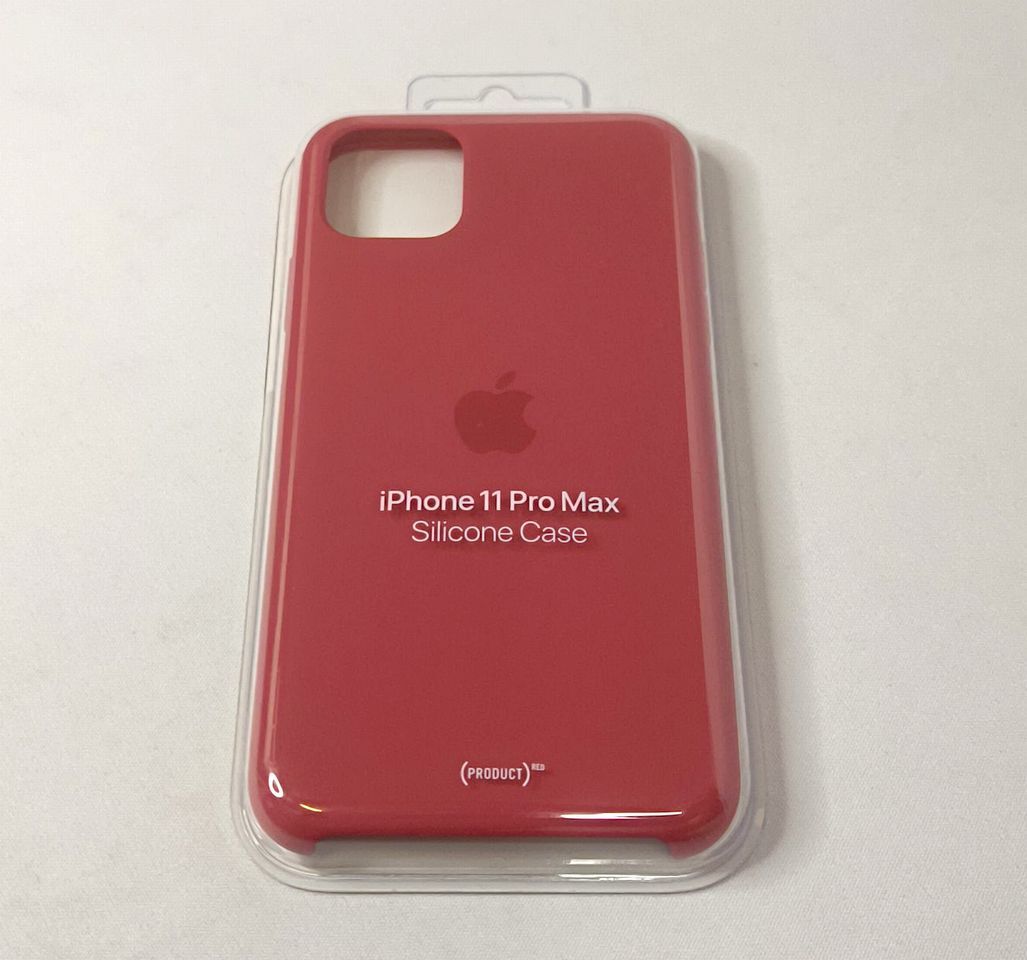 送料無料◆Apple 純正 iPhone 11 Pro Max シリコーンケース レッド (アップル シリコン カバー Silicone Case PRODUCT RED)拍卖