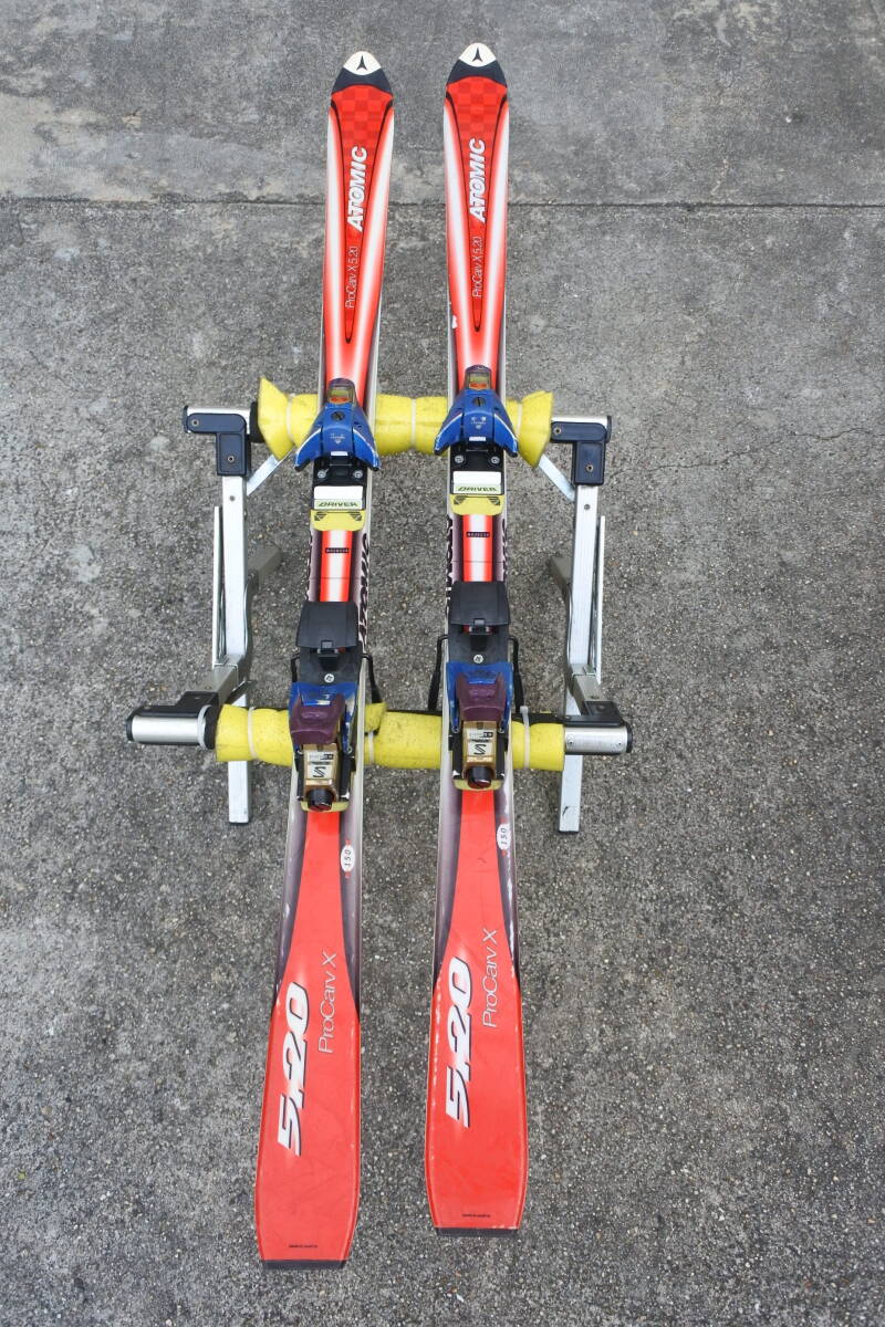 【KSD/X/10】 ATOMIC Procarv X5.20 スキー150cm ・ビンディングサロモン EQUIPE Driver997 アトミック拍卖