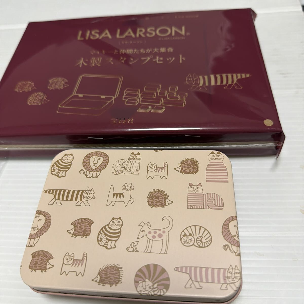 LISA LARSON 木製スタンプセット( リンネル2026.1月号付録)拍卖