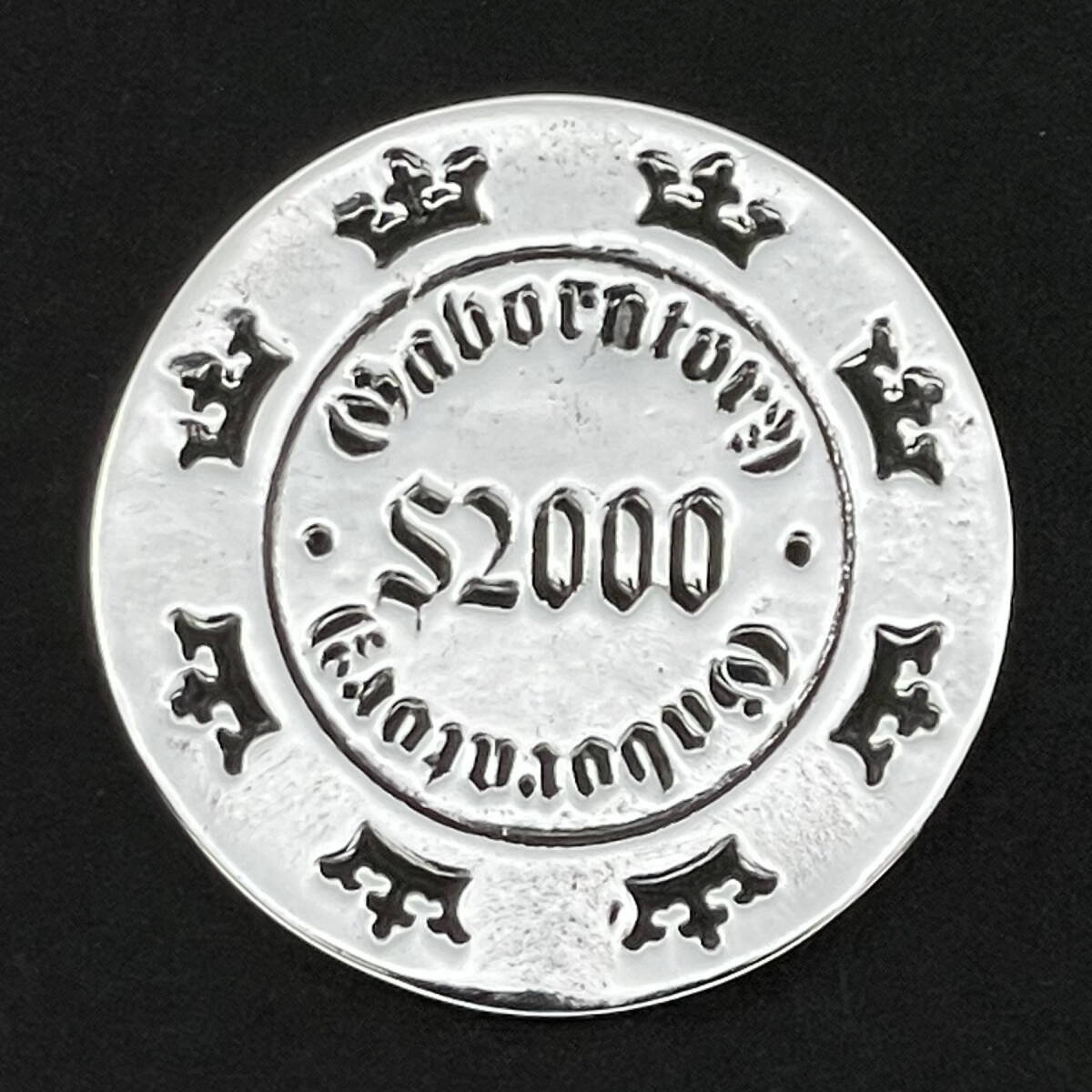 1999年 GABORATORY ガボラトリー CASINO CHIP カジノチップ $2000 米国製拍卖