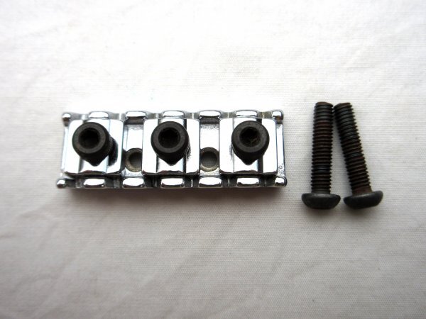 FERNANDES フェルナンデス 裏止めロックナット Floyd Roseナット 43.5mm クローム 希少パーツ 程度良し 84年製FERNANDES ST-A85拍卖