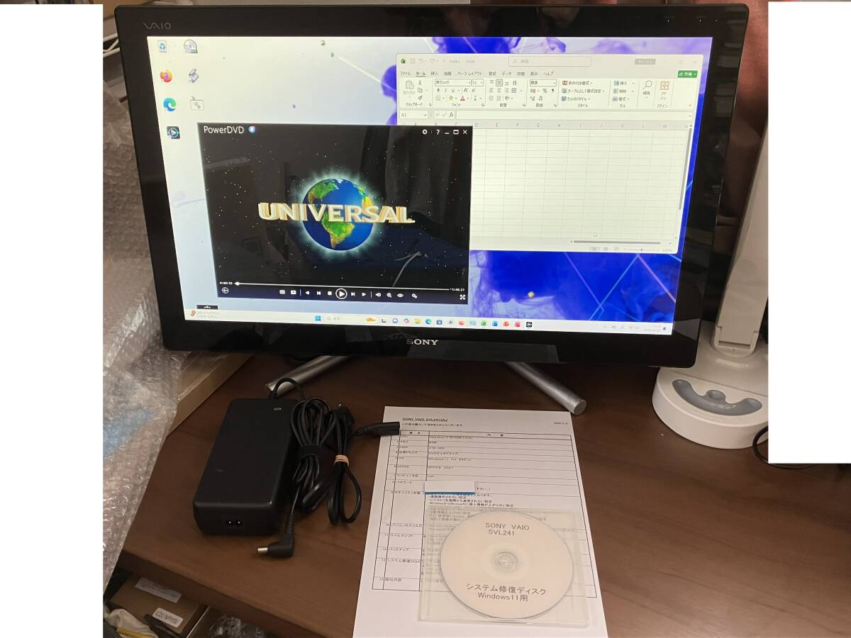SVL2413AJ SVL241 SONY VAIO Windows11 MS-Office 2021 Core i5 2TB メモリ8GB 「セキュリティ対策済」拍卖