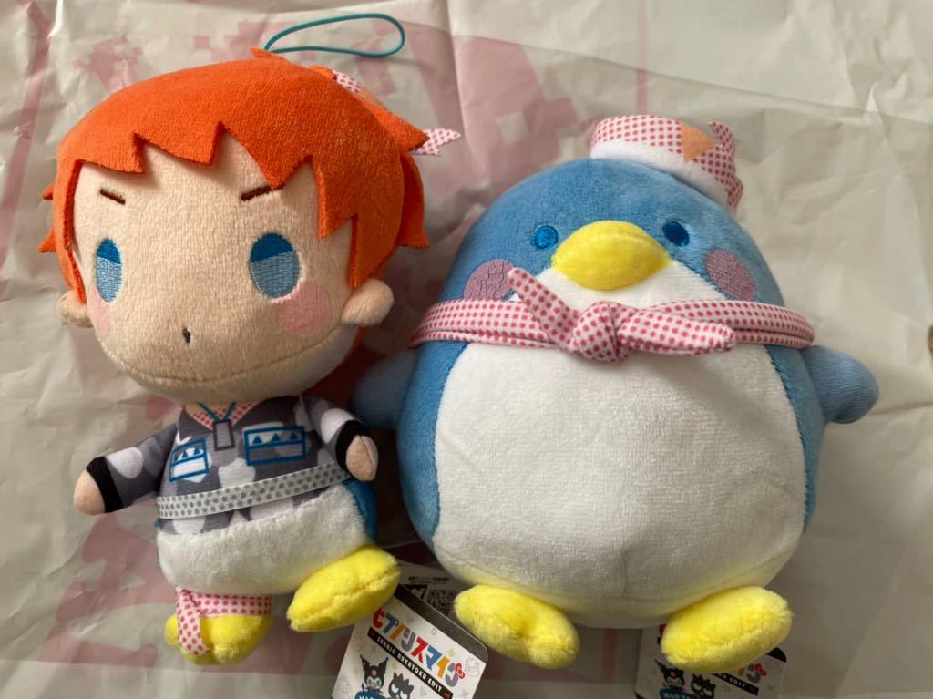 【毒島メイソン理鶯/タキシードサム】ヒプノシスマイク SANRIO NAKAYOKU EDIT ぬいぐるみ MAD TRIGGER CREW Crazy M定形外300円 新品タグ付拍卖