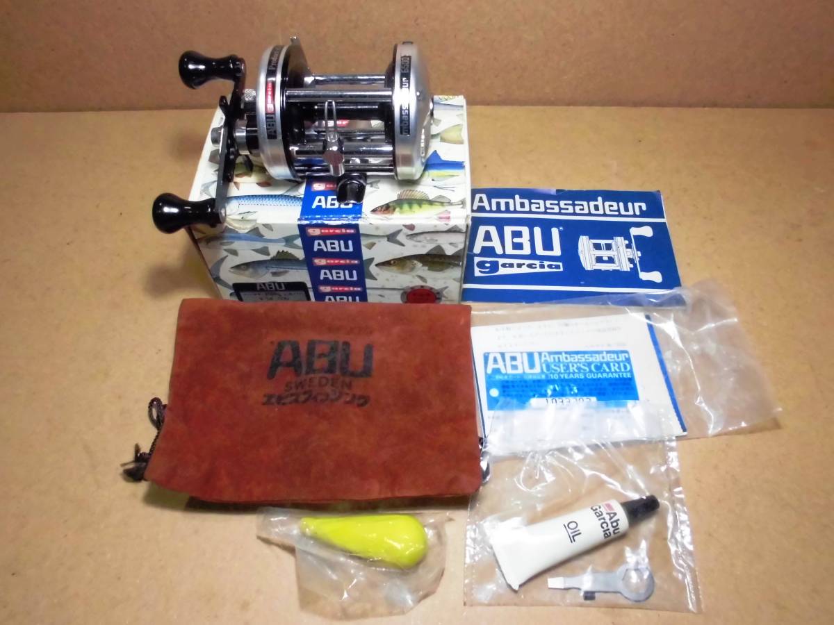 ABU garcia 6500C old 1984年 アブ 雷魚 ライギョ 鯰 ナマズ バス CSロケット 6500 5500 4600 6600 4500 カゴ籠 オールド タックル トップ拍卖