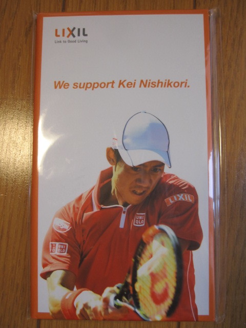 非売品・新品 リクシルLIXIL ノベルティー☆錦織圭 メモ帳拍卖