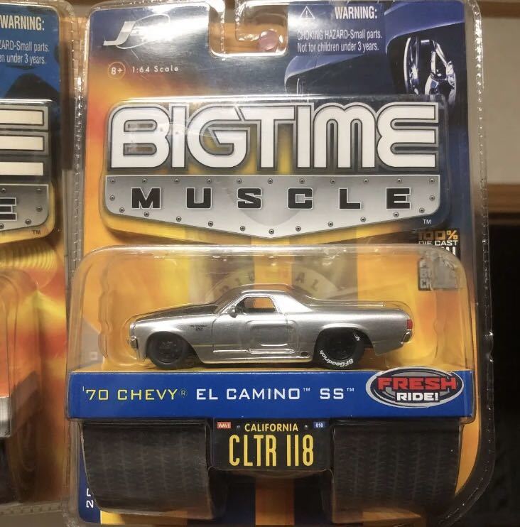 70 EL CAMINO ss ミニカー デッドストック1/64 2006年絶版 Jada TOYS BIGTIME MUSCLE拍卖