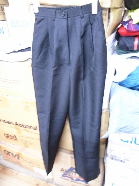 H 住商モンブラン/MONTBLANC 厨房パンツ /調理パンツ/ユニフォームパンツ/白衣 ブラック Sサイズ拍卖