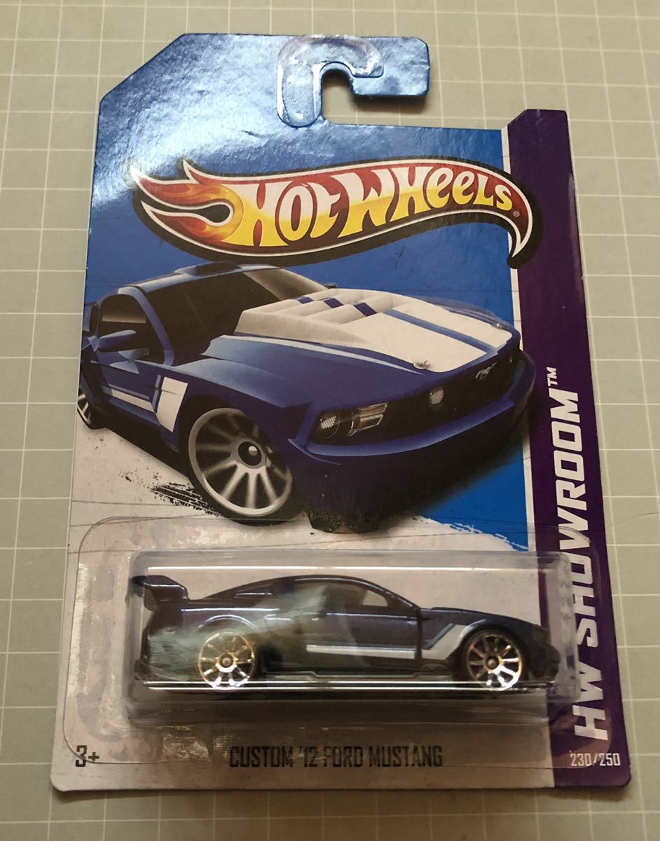 Hot Wheels ホットウィール custom 12 フォード マスタング ブルー拍卖