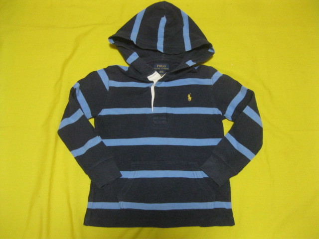POLOポロ の子供用・ラガーシャツ(パーカー)サイズ100 古着拍卖