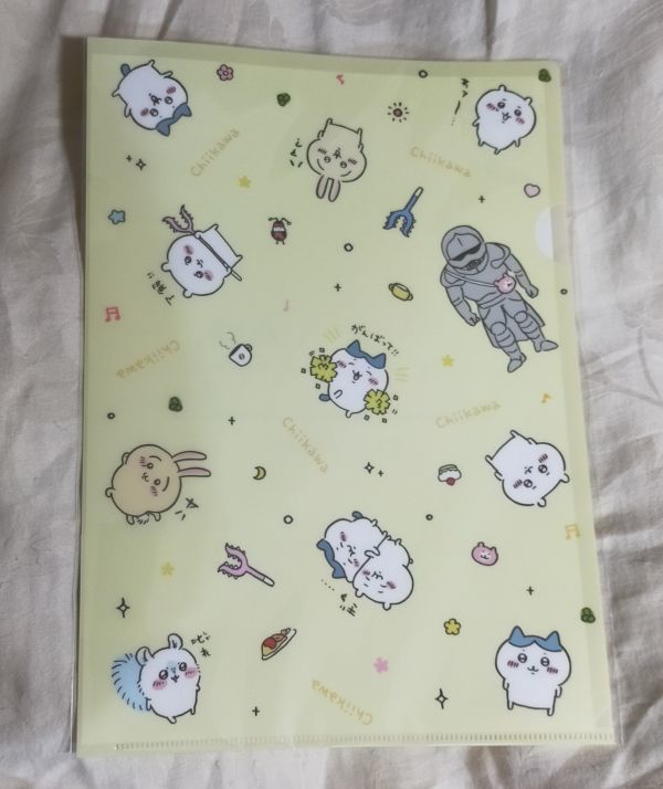 ◎◆ちいかわ◆キャラクター A4クリアファイル 黄色拍卖