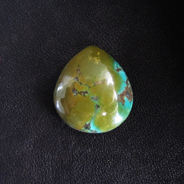 9.35t チベットターコイズ ルース 349 カボッション 18x16x5mm インディアンジュエリー ナバホ ホピ ズニ拍卖