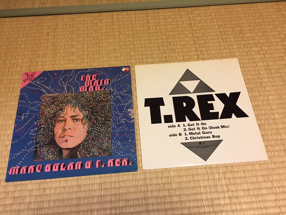 レア MARC BOLAN & T.REX THE MAIN MAN 2RECORD SET CAMBRA SOUND 非売品 GET IT ON Dusk Mix Metal Guru Christmas Bop テイチクレコード拍卖