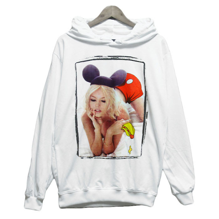 プルオーバーパーカー メンズパーカー セクシーガール コスプレ ストリート系 ダンス スウェット フード付き 薄手 春物 ★pk0017-wht-m拍卖