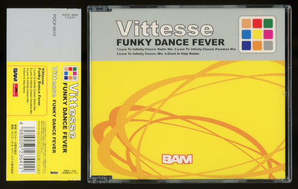 【CDs/House】Vittesse - Funky Dance Fever <Polydor - POCP-6010> 帯付き拍卖