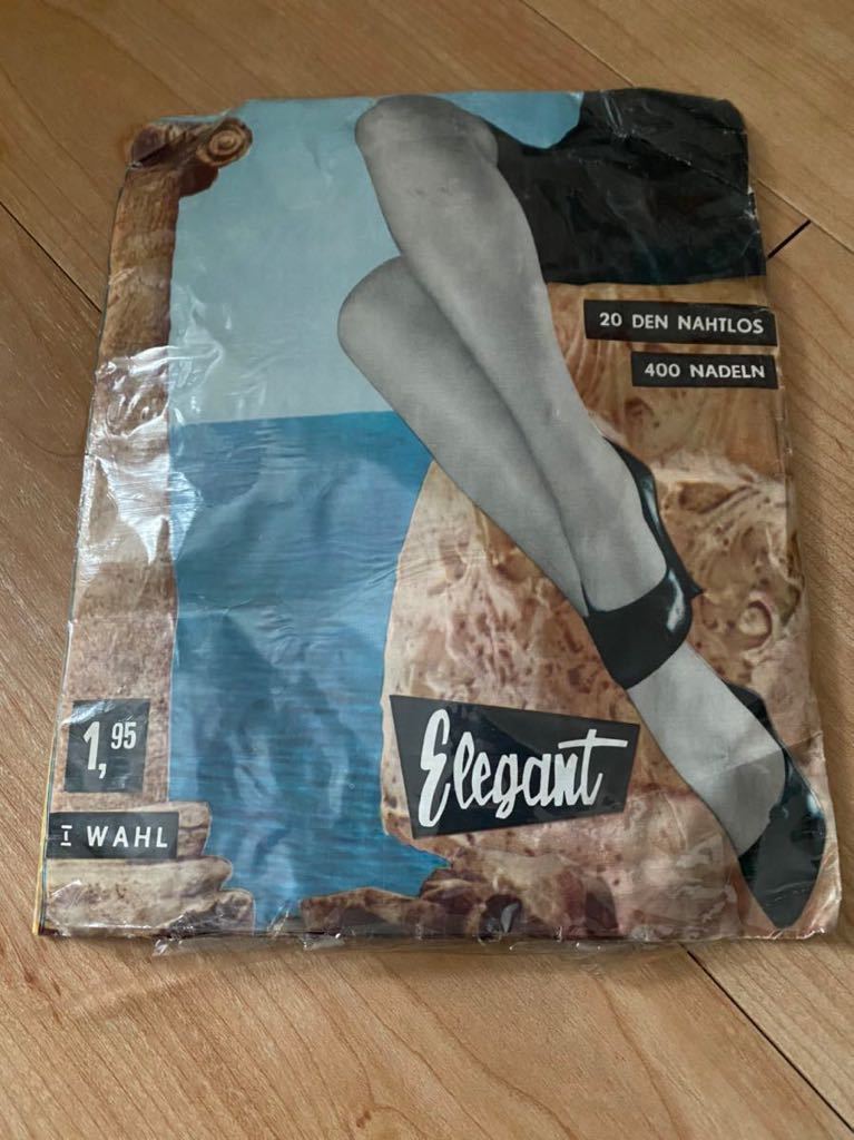 ★70s ヴィンテージ デッドストック Elegant 20den ストッキング レア拍卖