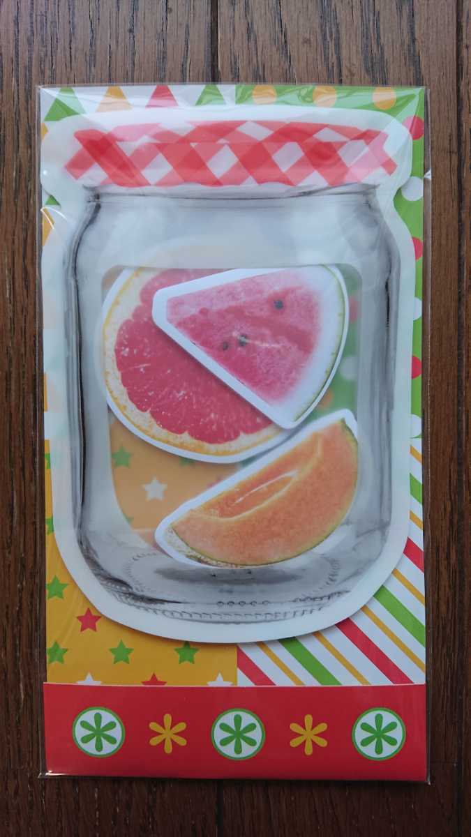 ★新品 ジャーパック入りフルーツふせんセット拍卖