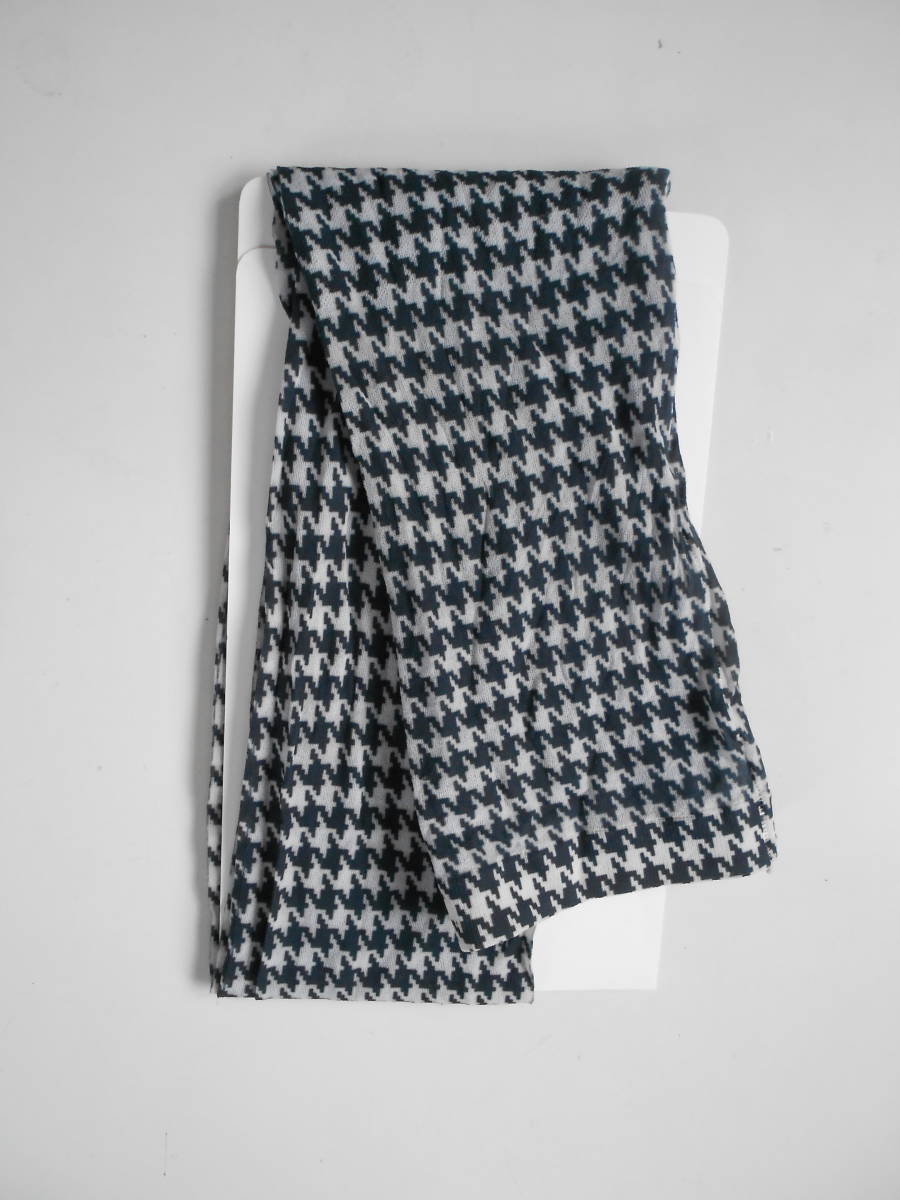 【未使用】★黒白千鳥格子のタイツ・ストッキング★M拍卖